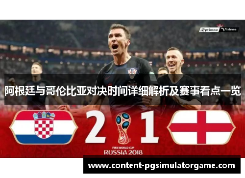 阿根廷与哥伦比亚对决时间详细解析及赛事看点一览