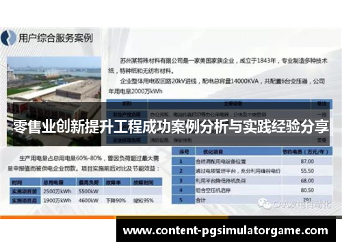 零售业创新提升工程成功案例分析与实践经验分享